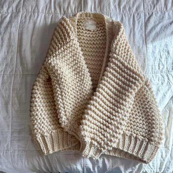 Anthropologie chunky knit cardigan - Picture 7 of 15